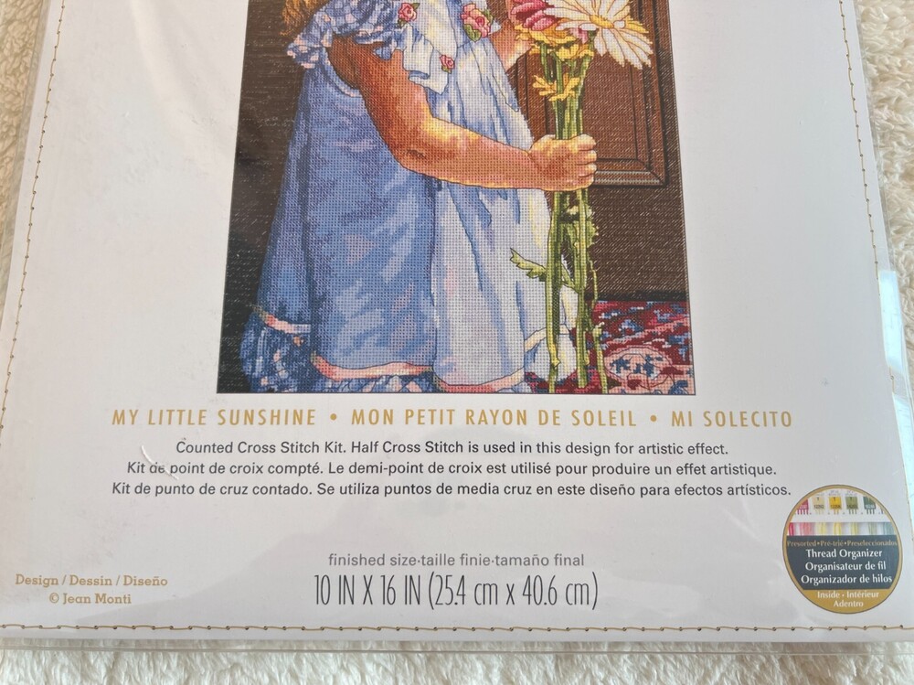 NEW Dimensions Gold Collection My Little Sunshine #35259 Cross Stitch Kit - Picture 3 of 5